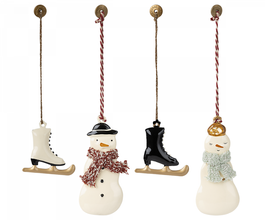 Maileg - Weihnachtsschmuck Metallornamente Winter Wunderland