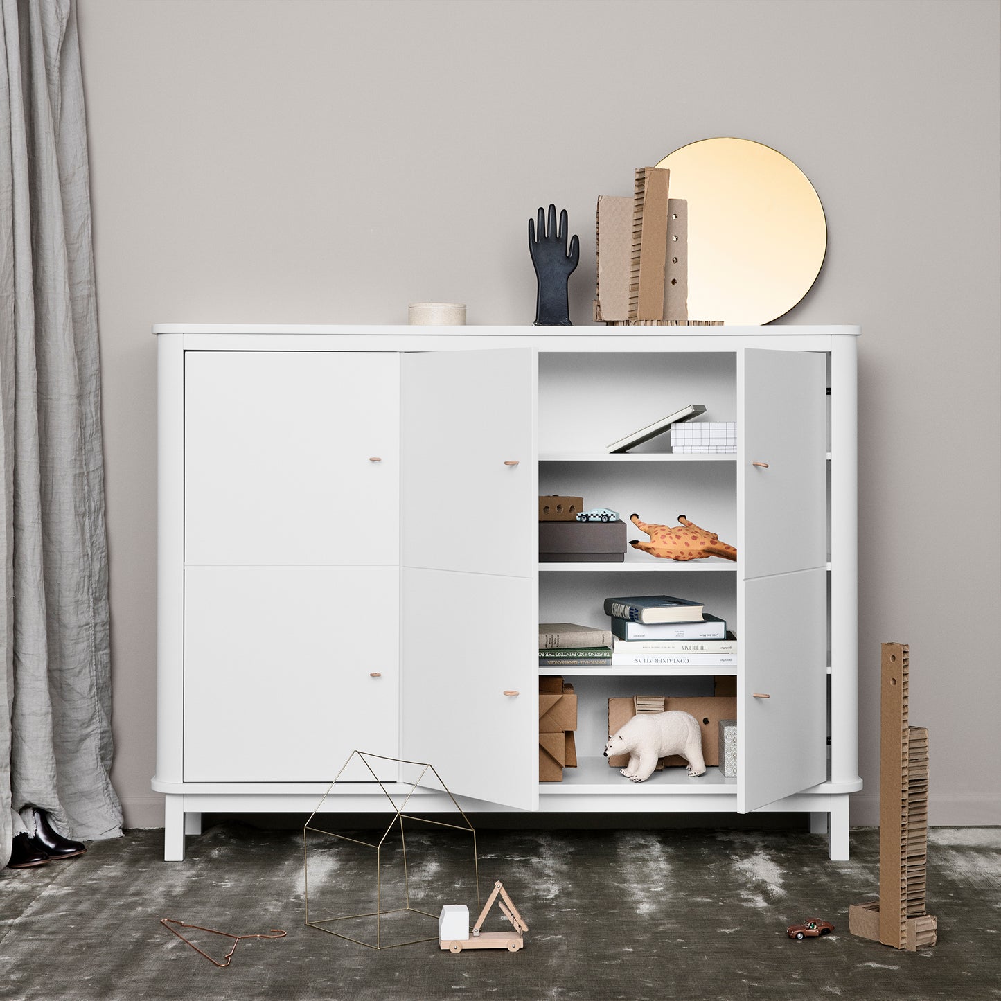 Oliver Furniture Wood Multi-Schrank - Weiß