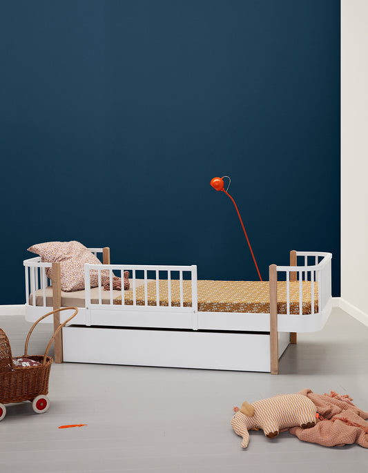 Oliver Furniture Wood Einzelbett - Weiß/ Eiche