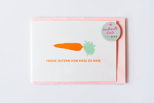 von Rike - Klappkarte mit Kuvert Frohe Ostern