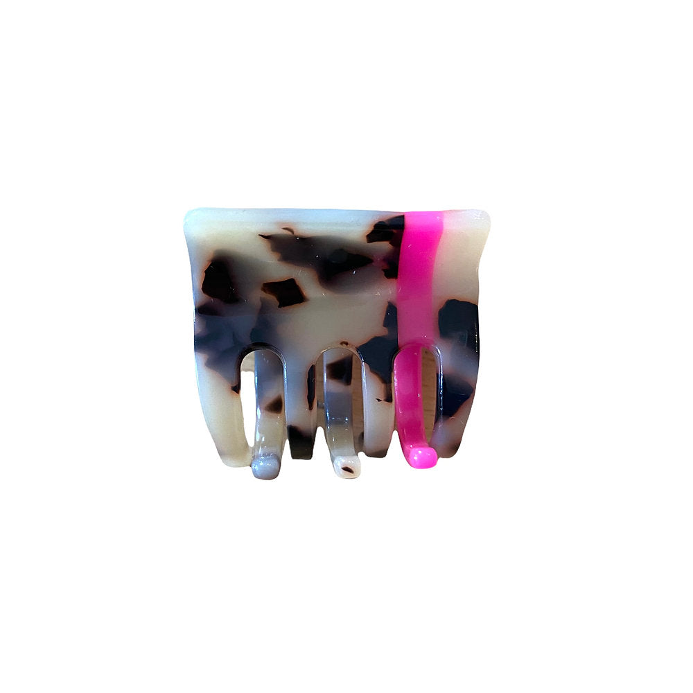 von Rike -  Haarklemme Gross Leo Neon Pink