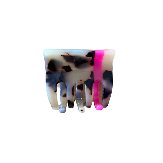 von Rike -  Haarklemme Gross Leo Neon Pink