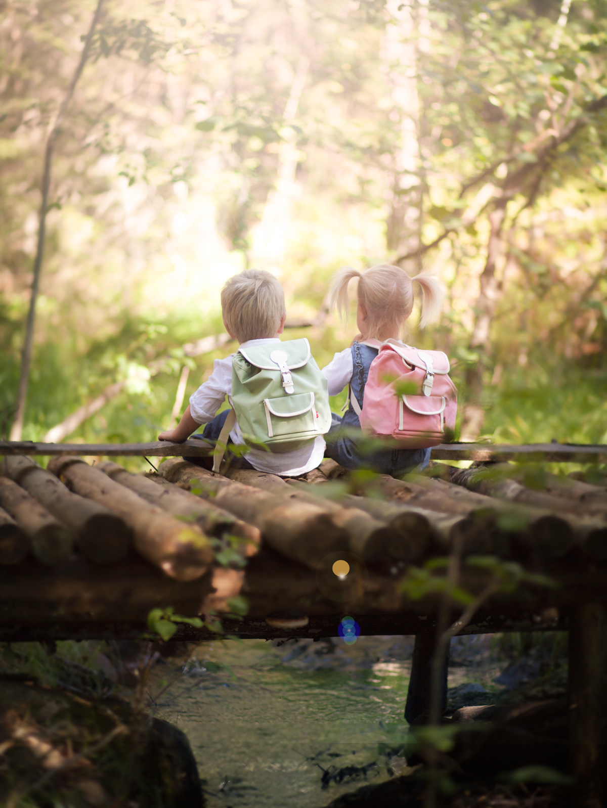 Blafre Retro Kinderrucksack 3-5  Jahre 8,5 L Füllmenge in Gelb NEU
