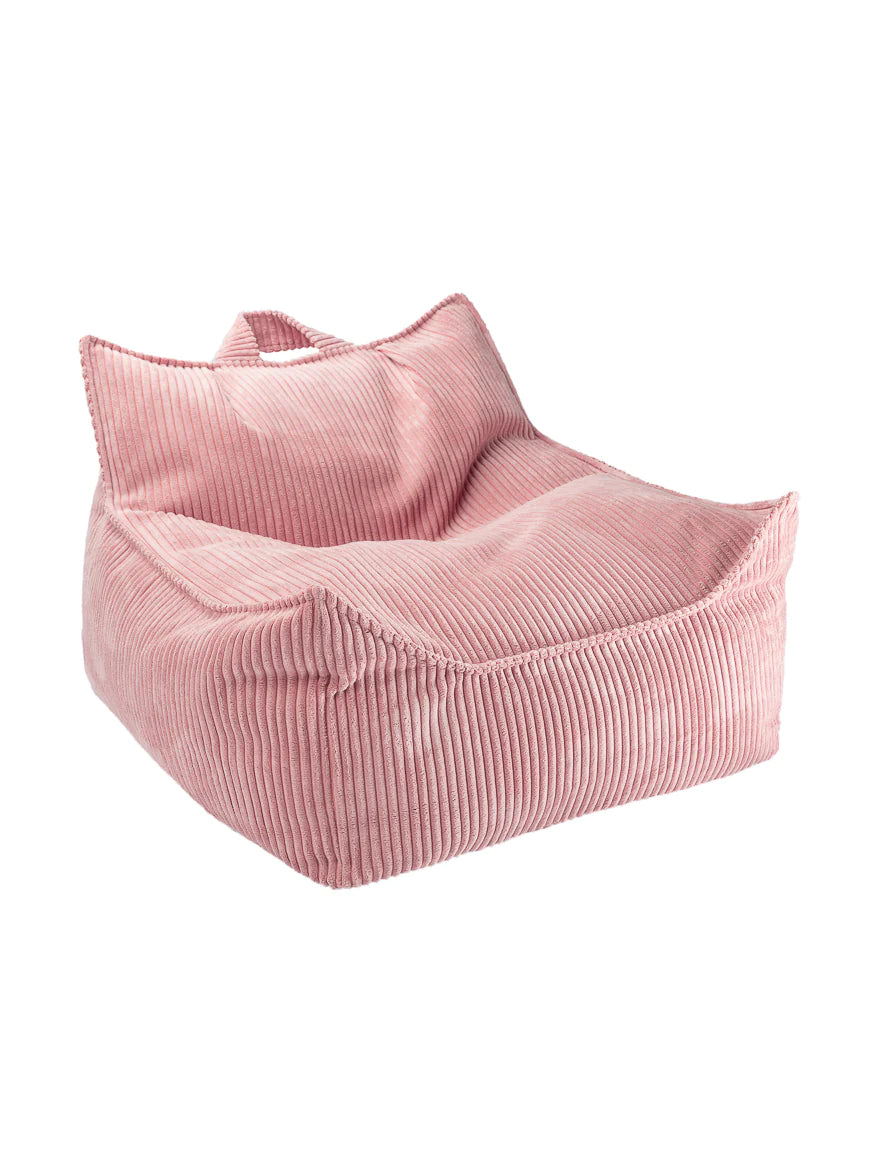 Wigiwama- Pink Mousse  Beanbags Chair / Sitzsessel aus Cord
