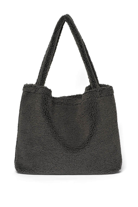 Studio Noos Mom Bag "Chunky Teddy" - Teddy Dark Grey