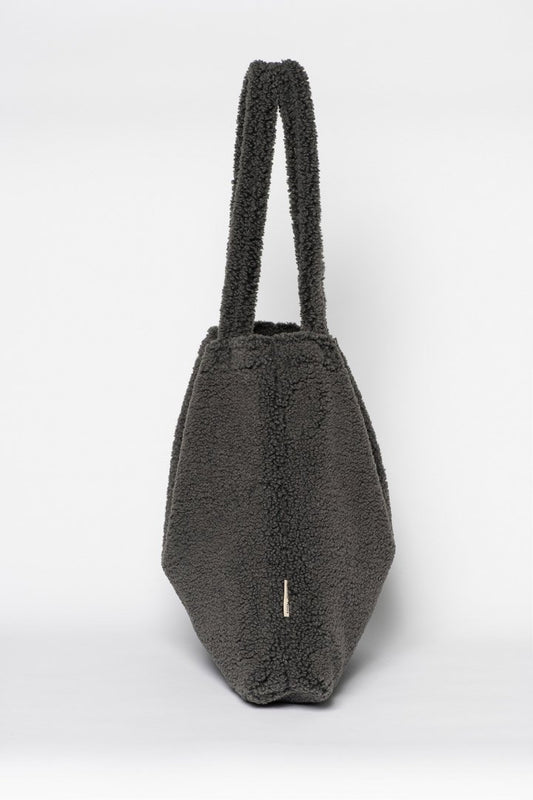 Studio Noos Mom Bag "Chunky Teddy" - Teddy Dark Grey