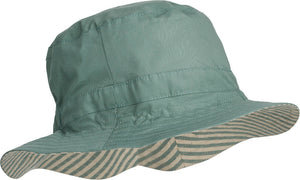 Liewood - Sander Reversible Seersucker Sun Hat / Sonnenhut in Stripe Peppermint