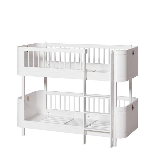 Oliver Furniture Wood Mini+ Halbhohes Etagenbett - in Weiß