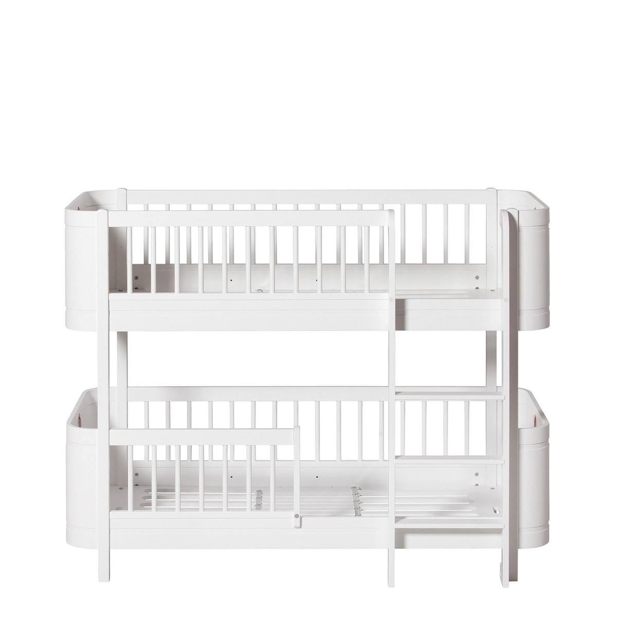 Oliver Furniture Wood Mini+ Halbhohes Etagenbett - in Weiß