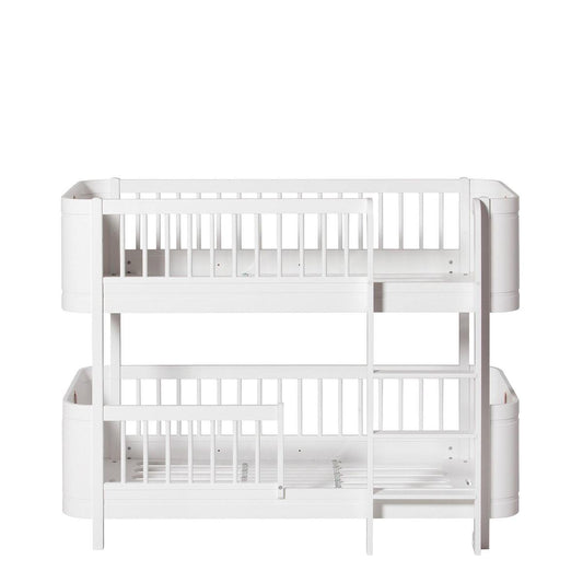 Oliver Furniture Wood Mini+ Halbhohes Etagenbett - in Weiß