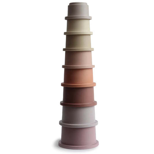 Mushie Stapelbecher - Stacking Cups Rosa